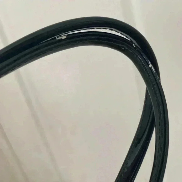 Macys NYC Vintage Small Shopper Tote Argyle Pattern Plastic Tote Bag - Picture 11 of 11